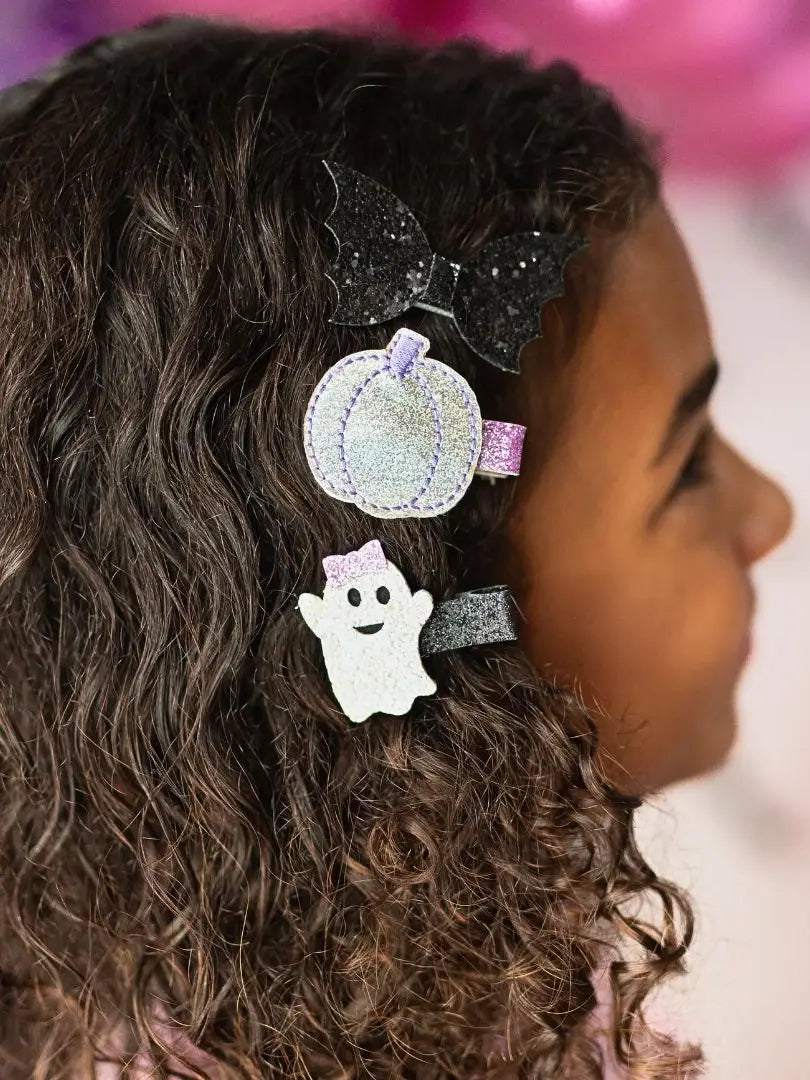 Girly Ghost Halloween Clip Set