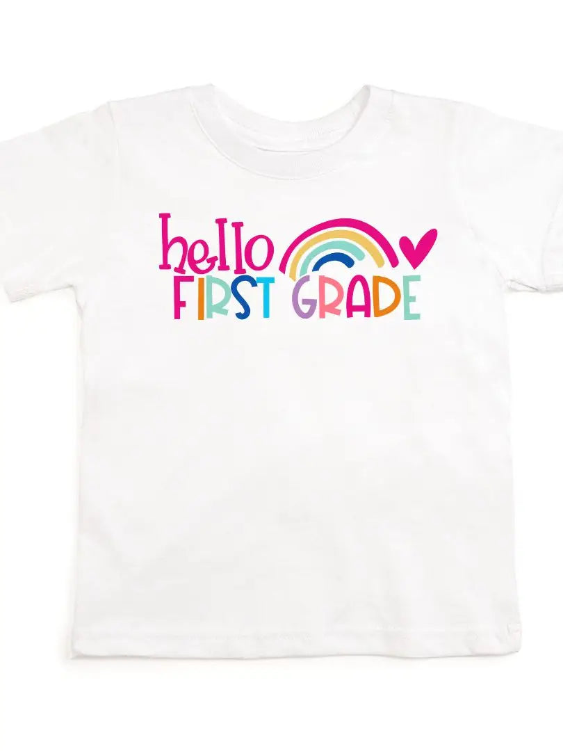 Hello First Grade Short Sleeve Shirt