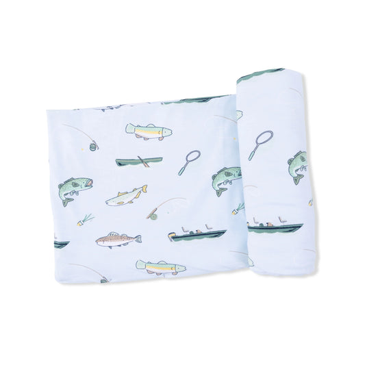 Fishing Swaddle Blanket