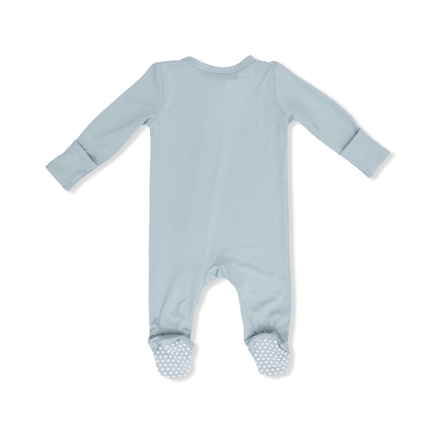 Solid Jadeite 2 Way Zipper Footie