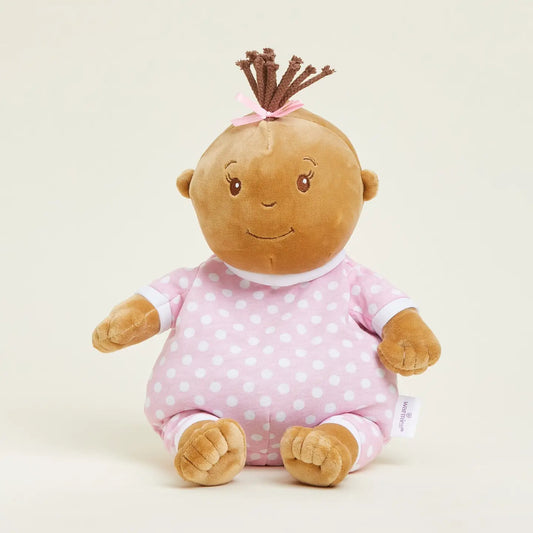 Baby Girl Warmies - Brown Hair