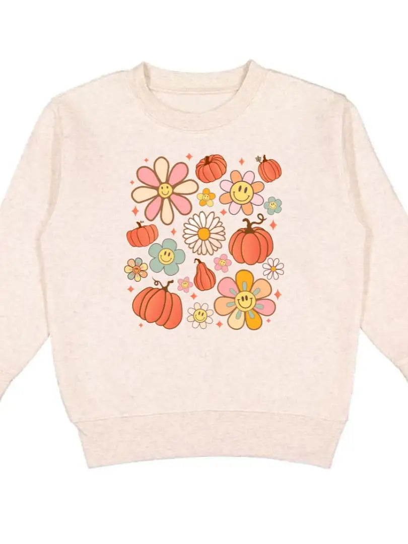 Pumpkin Daisy Doodle Sweatshirt