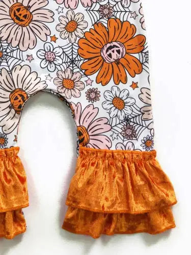 Floral Jack-O Romper