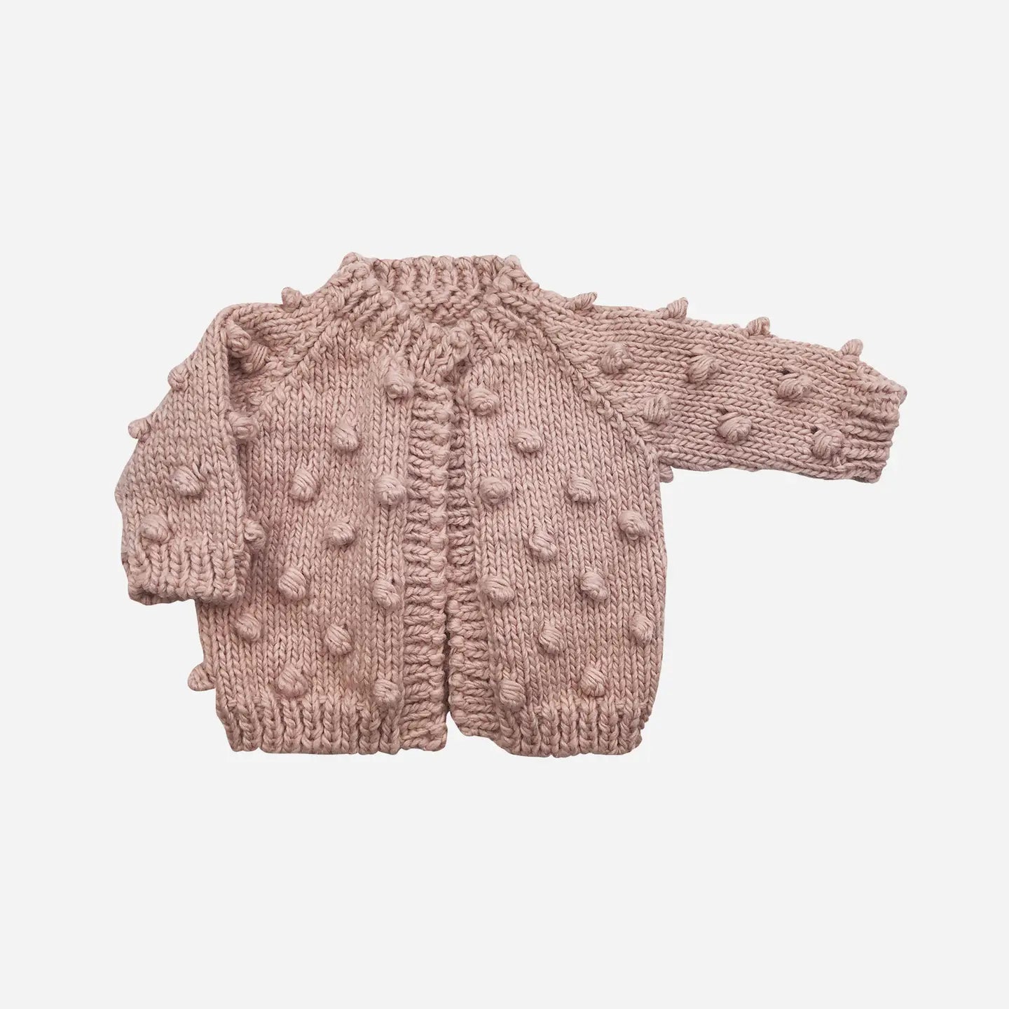 Popcorn Cardigan - Blush