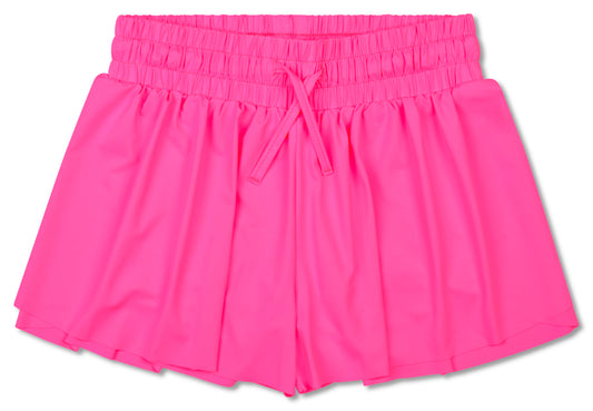 Bright Pink Butterfly Shorts