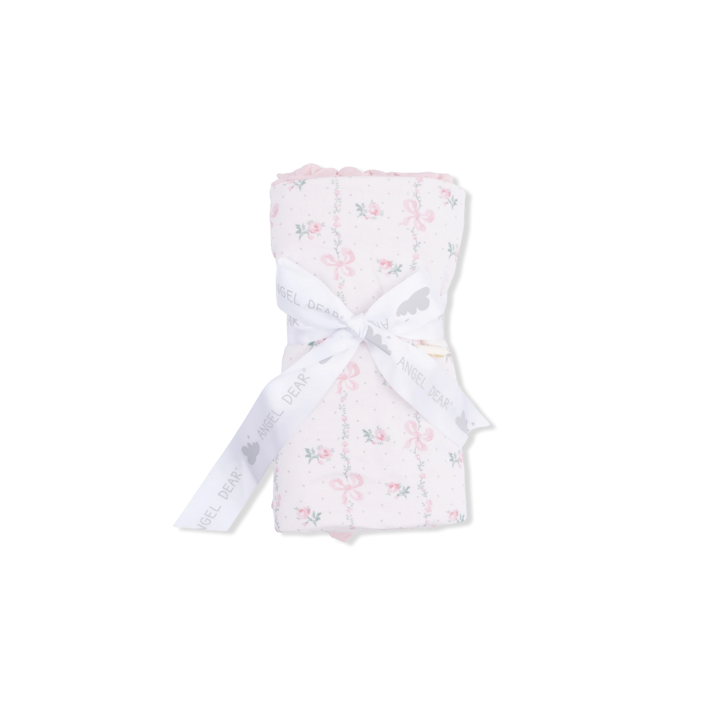 Dainty Buds and Bows - Ruffle Blanket