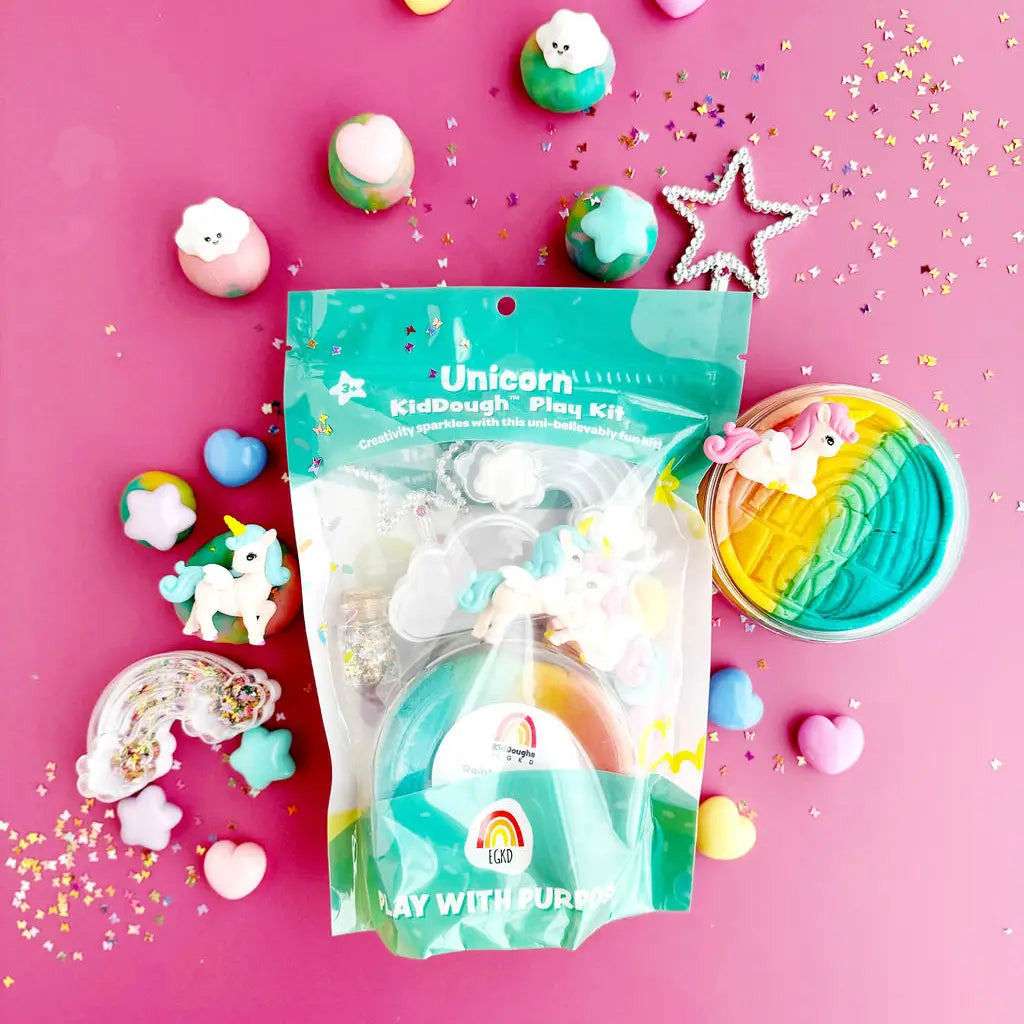 Unicorn (Rainbow Sherbet) KidDough Play Kit