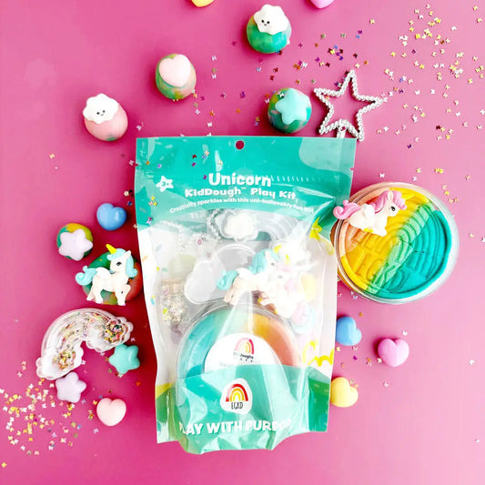 Unicorn (Rainbow Sherbet) KidDough Play Kit