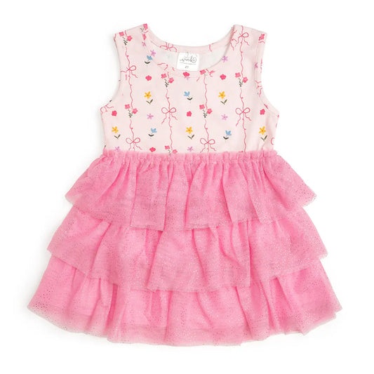 Peony Floral Tank Tutu Dress