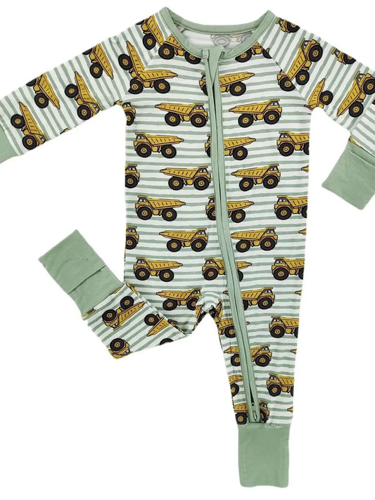 Dump Trucks Bamboo Sleeper