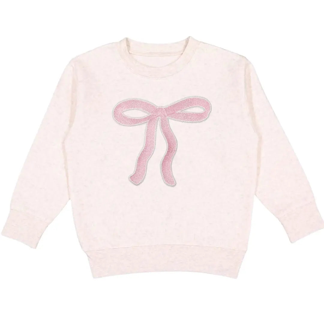 Coquette Bow Patch Sweatshirt