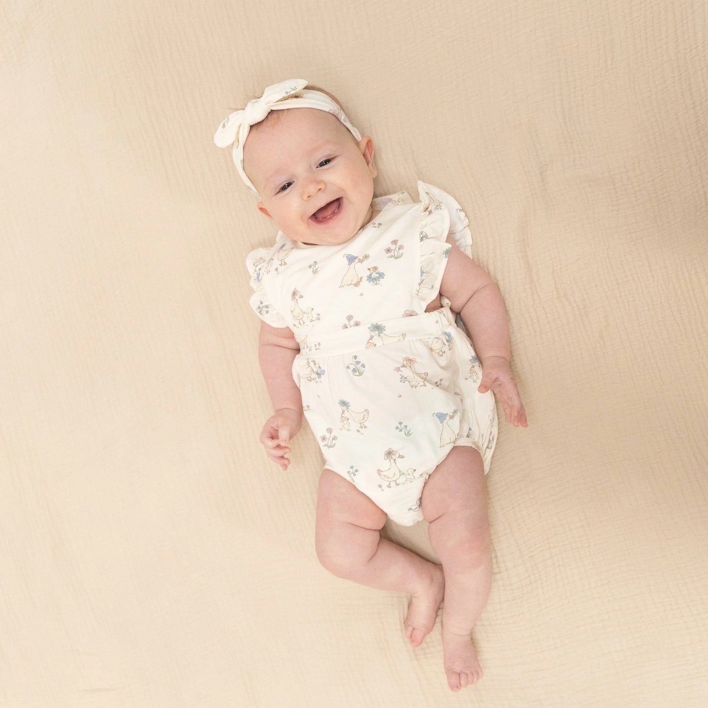 Flower Ducklings Sunsuit