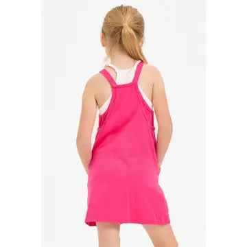 Romper Dress - Hot Pink