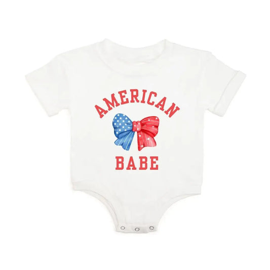 American Babe Short Sleeve Romper