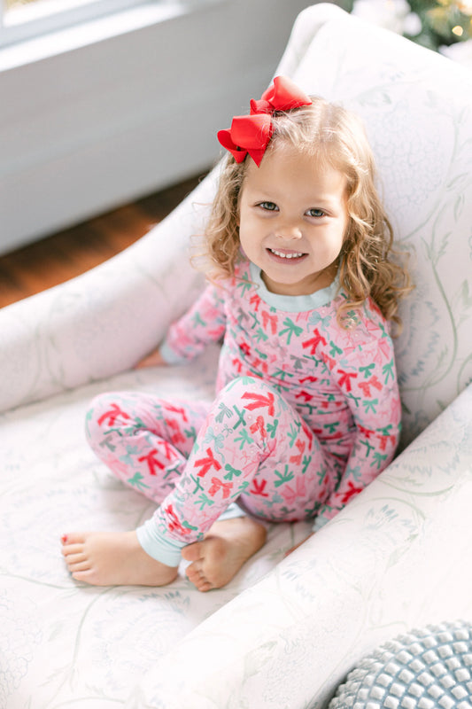Festive Bows PJ Set