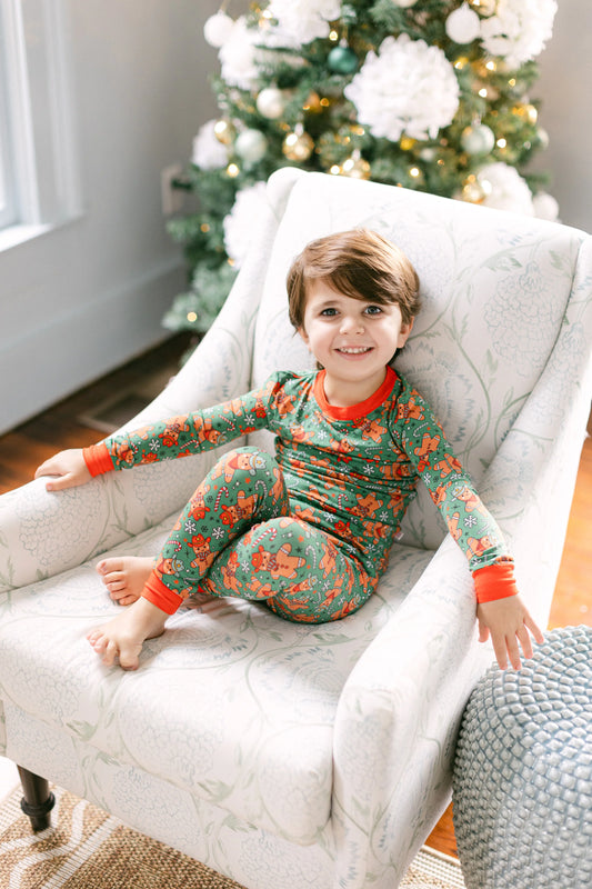 Cowboy Gingerbread PJ Set