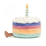 Amuseable Rainbow Birthday Cake