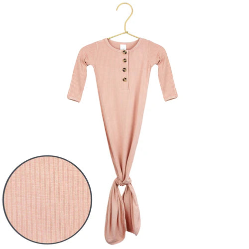 Lou Lou & Co Audrey Ribbed Knotted Gown