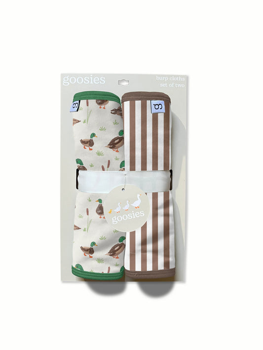 Burp Cloth Set - Mallard Drake