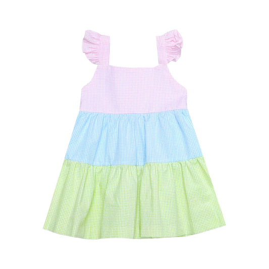 Colorblock Petunia Dress