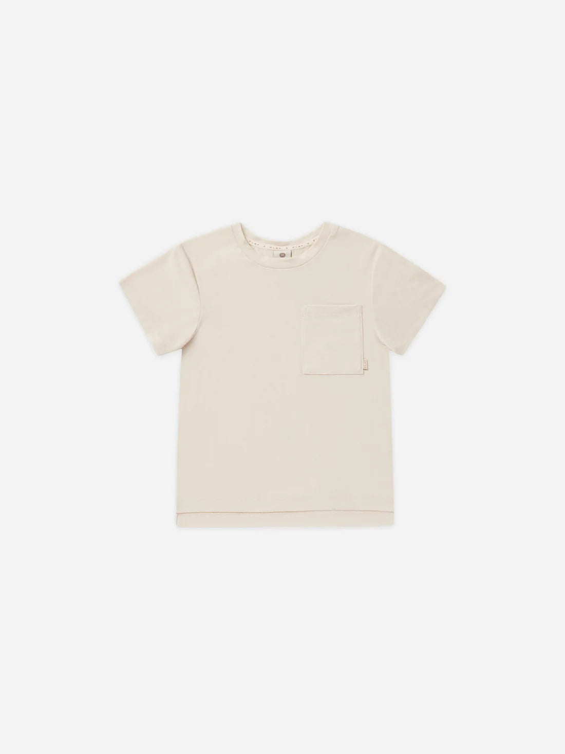 cove essential pocket tee || stone