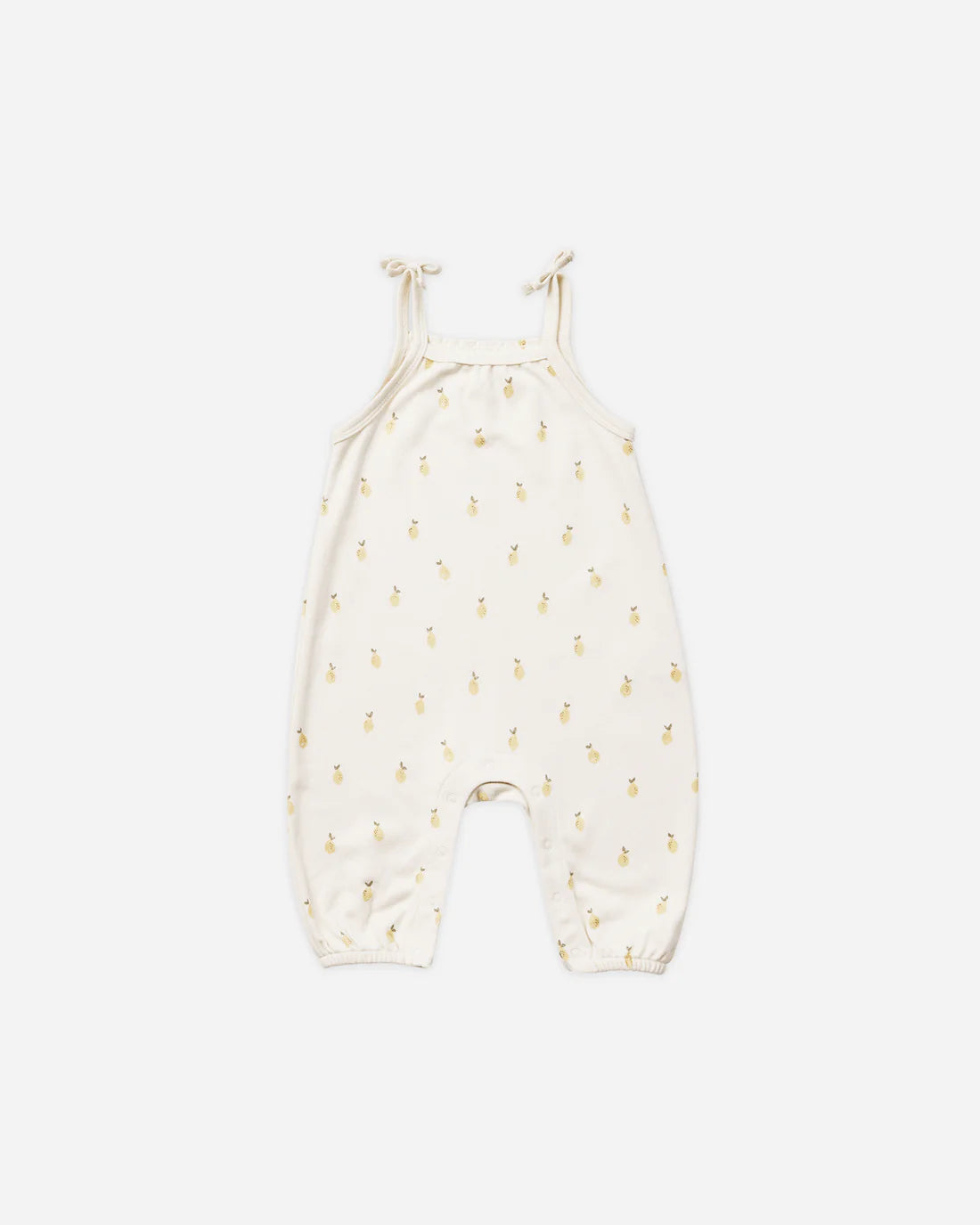 smocked jumpsuit || lemons