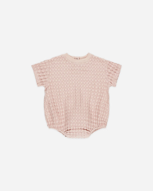 Relaxed Bubble Romper || Bubblegum