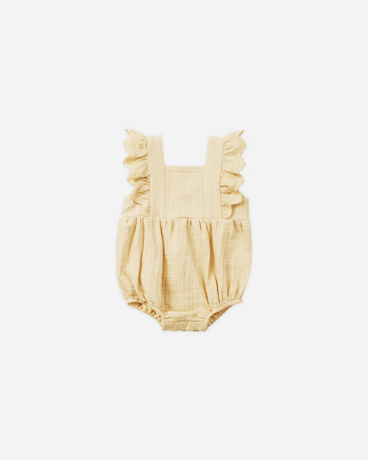 naomi romper || lemon