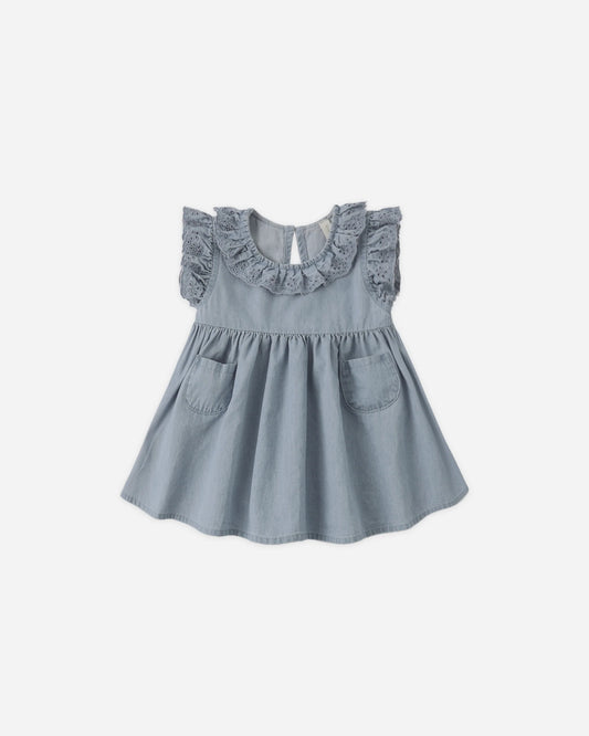 Sophie Dress Lightweight Denim