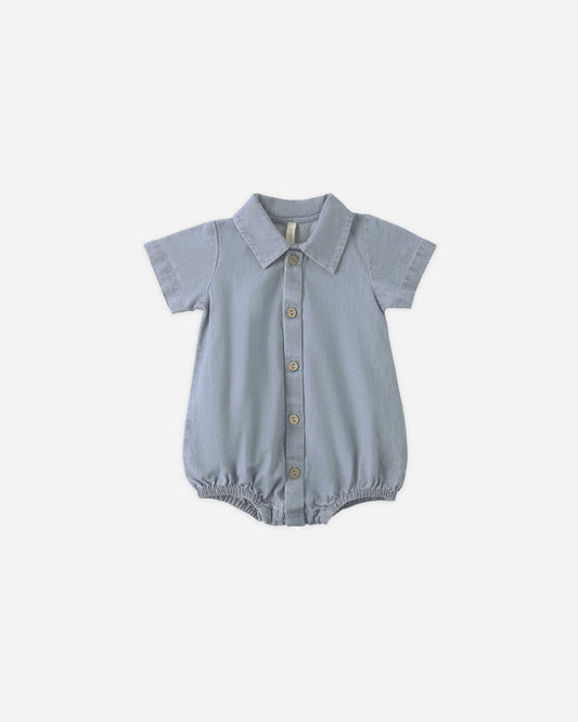 Matteo Romper Lightweight Denim