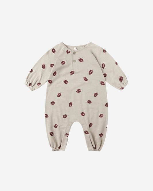 Henley Jumpsuit || Football