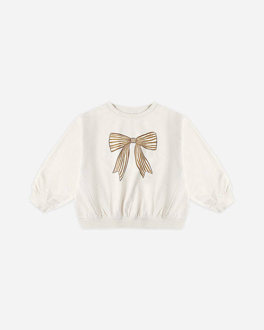 Oversized Sweatshirt || Bow