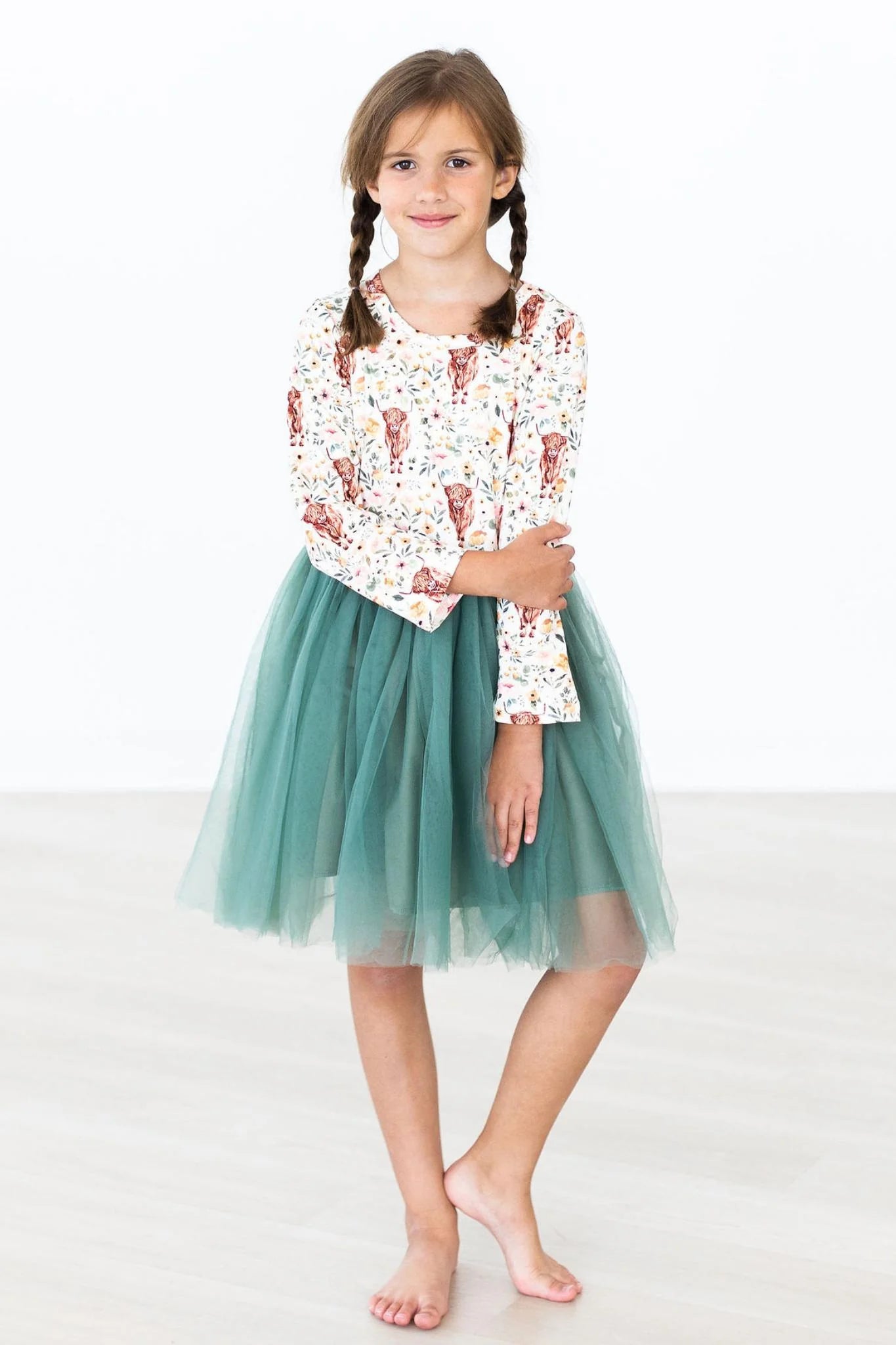 Florals on the Farm L/S Tutu Dress