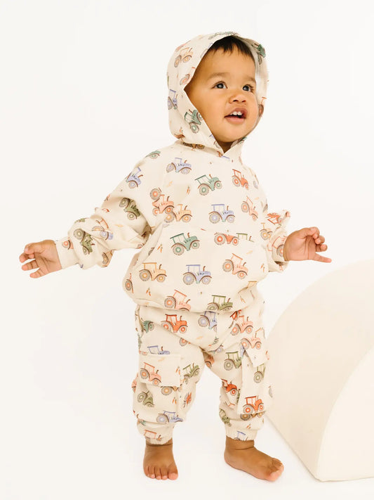 Tractor Ride Cargo Hoodie Set