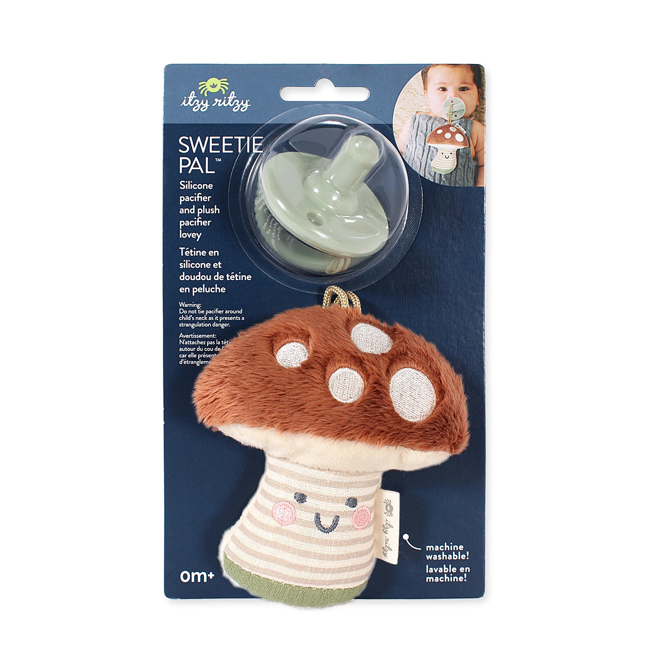Sweetie Pal™ Plush & Pacifier - Ash the Mushroom