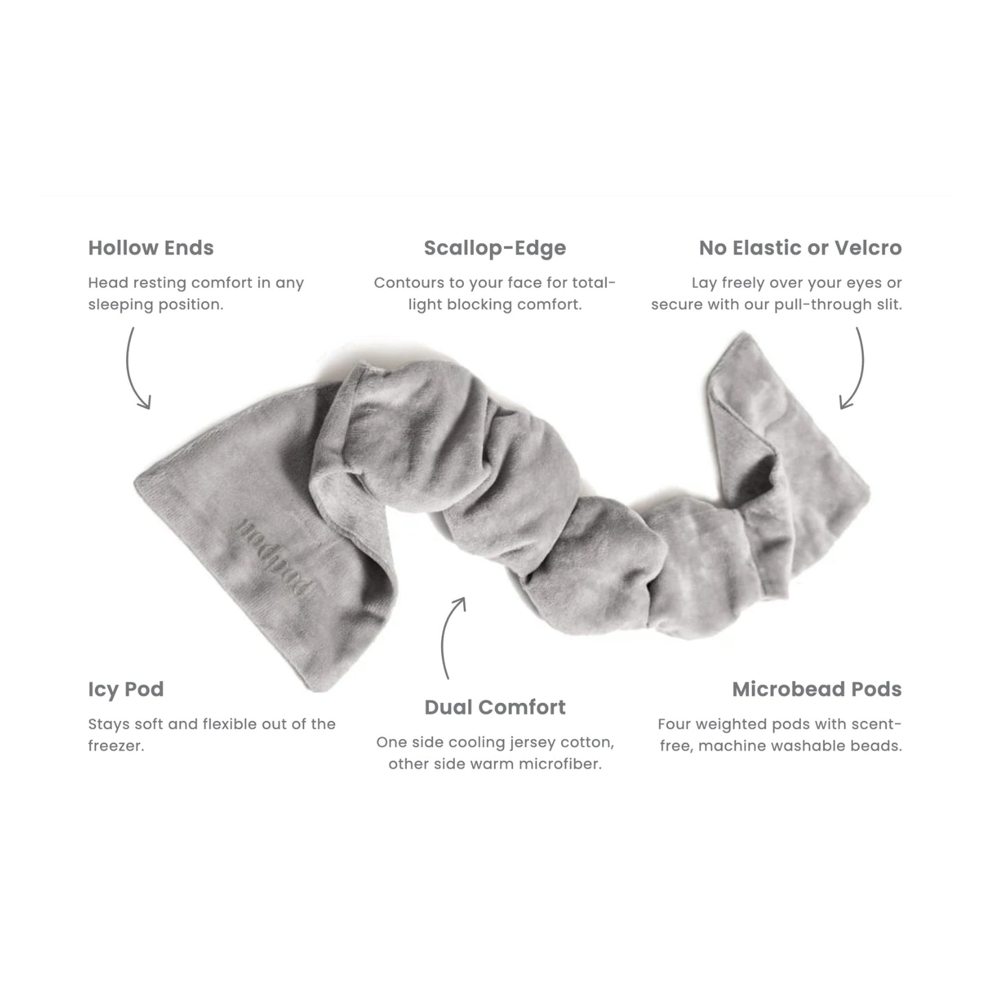 Latte Weighted Sleep Mask