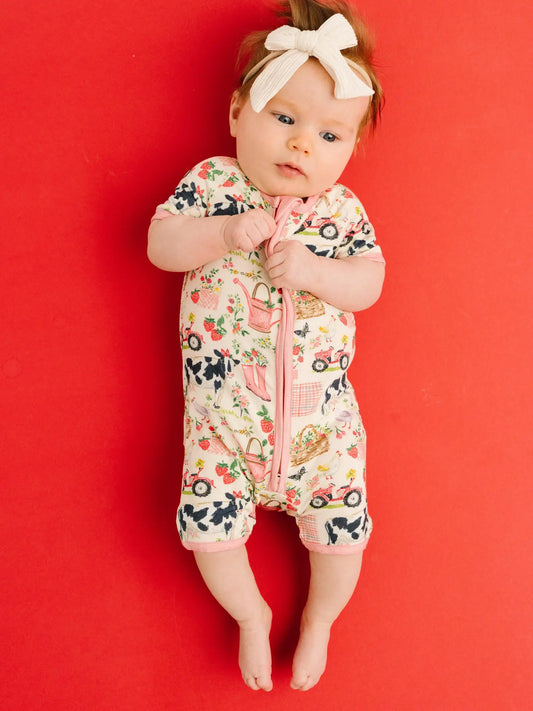 Blooming Homestead Bamboo Short Romper