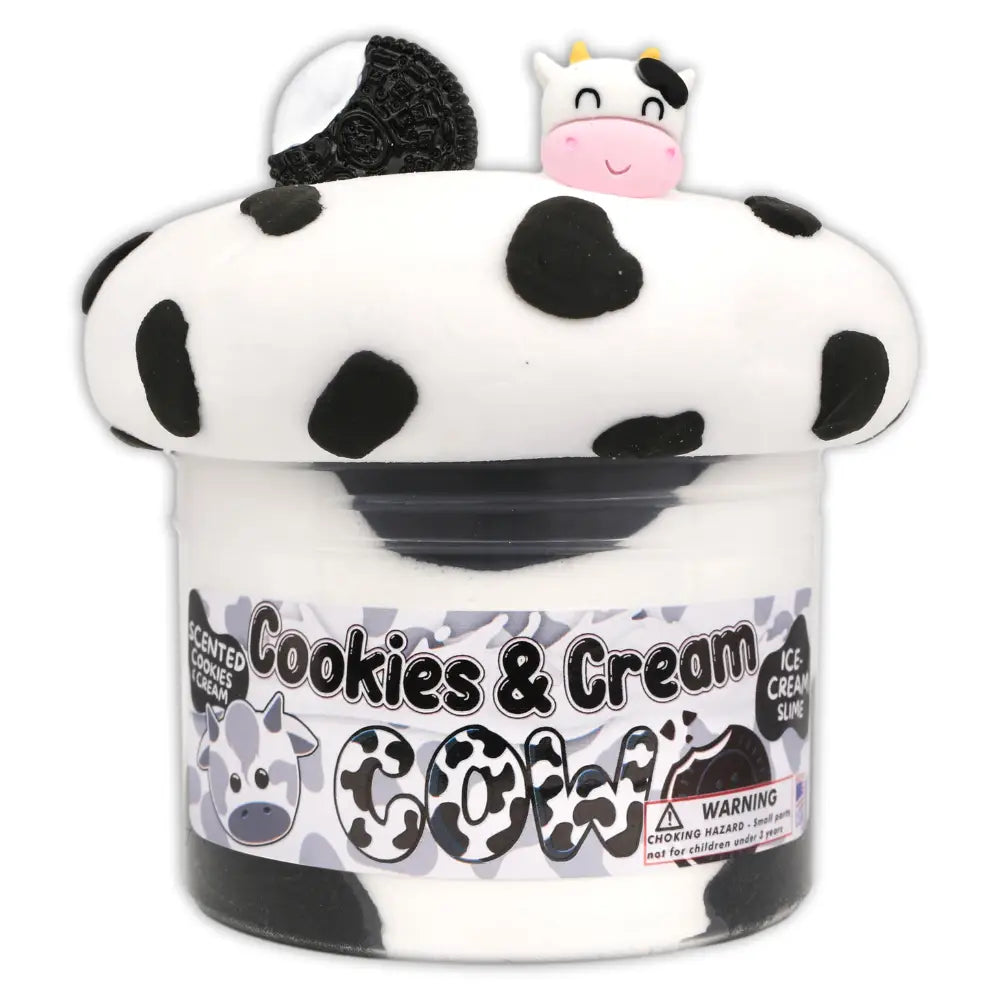 Cookies & Cream Cow - Ice-Cream Textured Slime