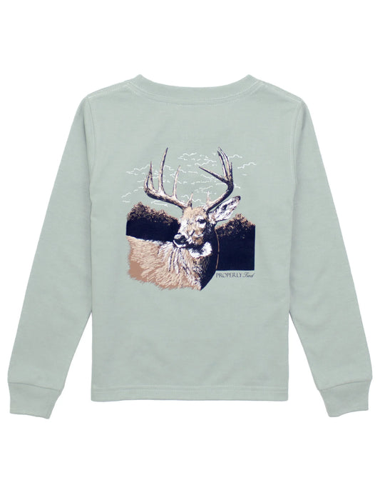 Boys Buck Long Sleeve - Sage