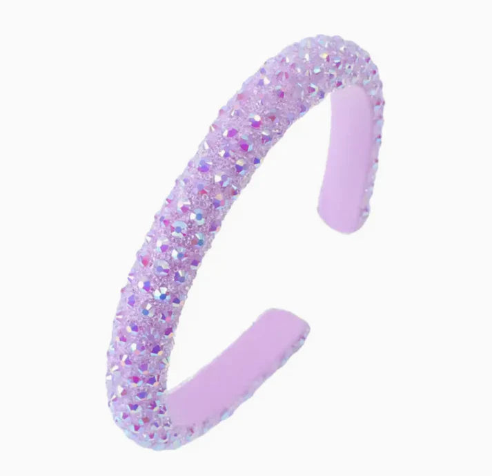 Lil' Sis Rhinestones Headband - Purple