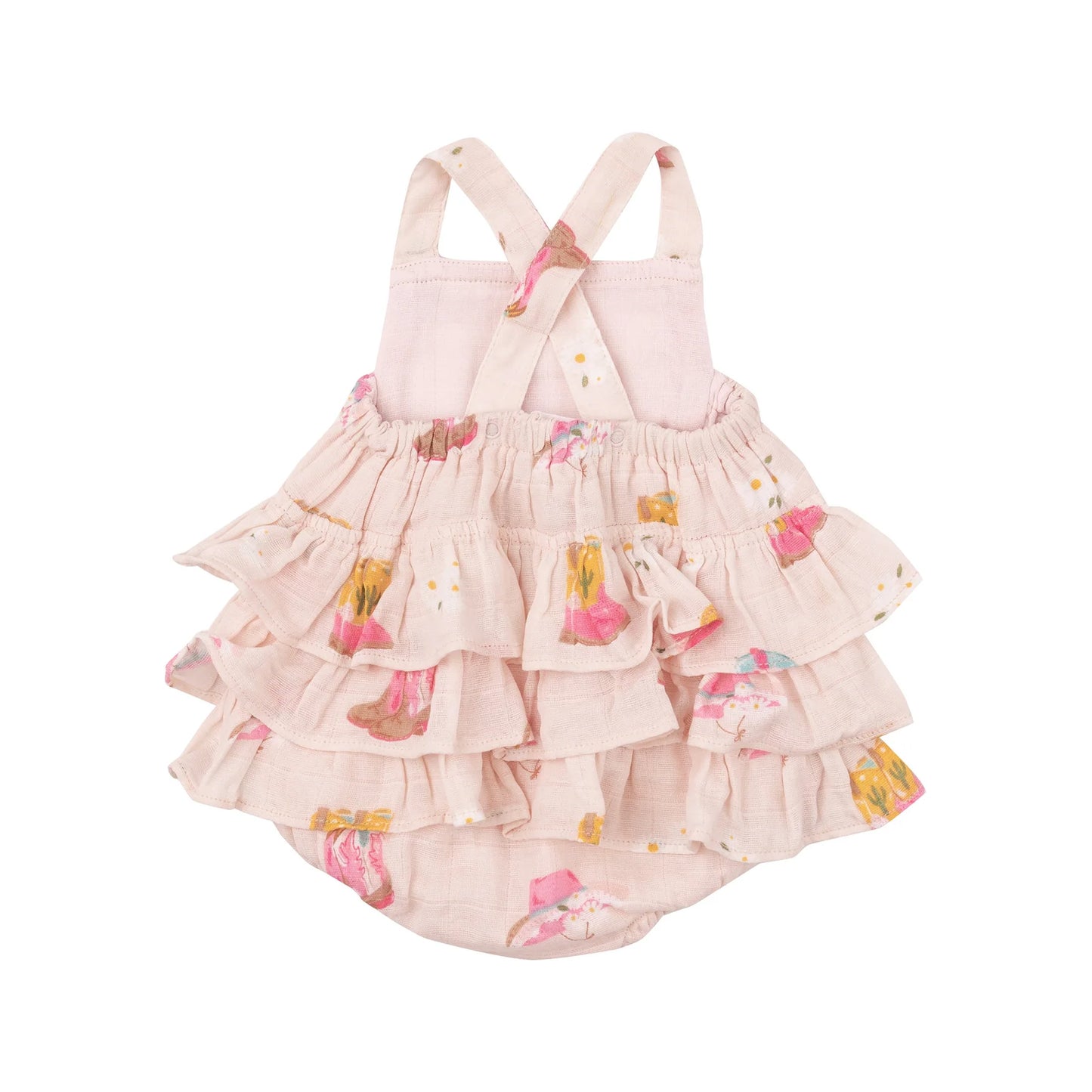 Ruffle Sunsuit - Daisy Boots