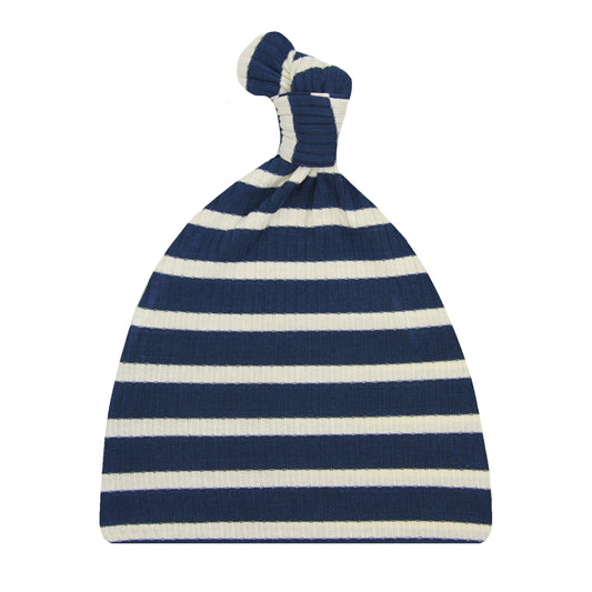 Lou Lou & Company Jack Ribbed Top Knot Hat