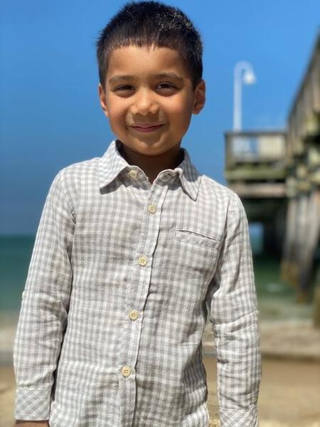 Merchant Long Sleeve Button Up - Grey Plaid