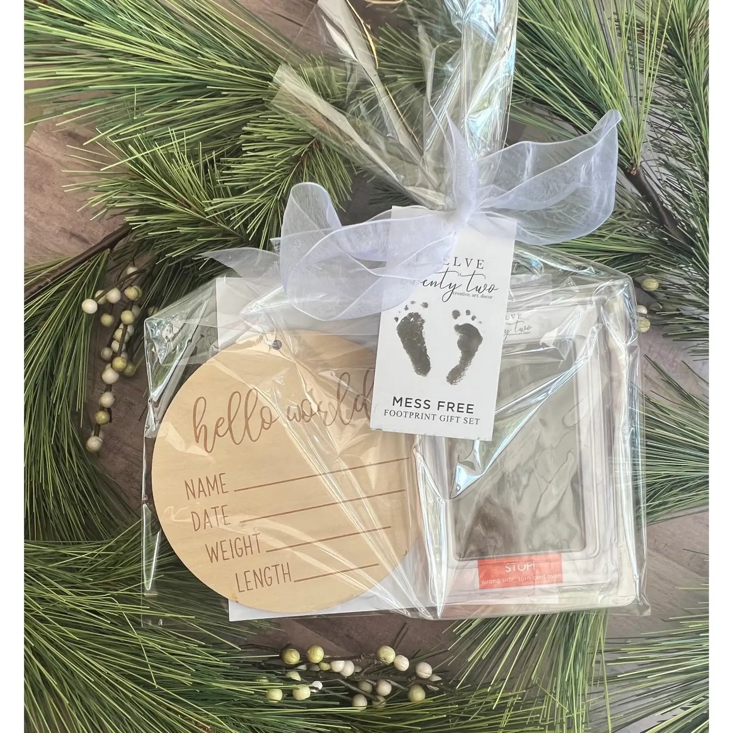 Footprint Ornament - Mess Free