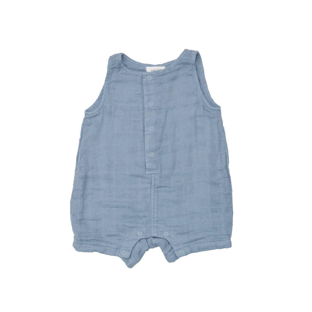 Shortie Romper -  Soft Chambray