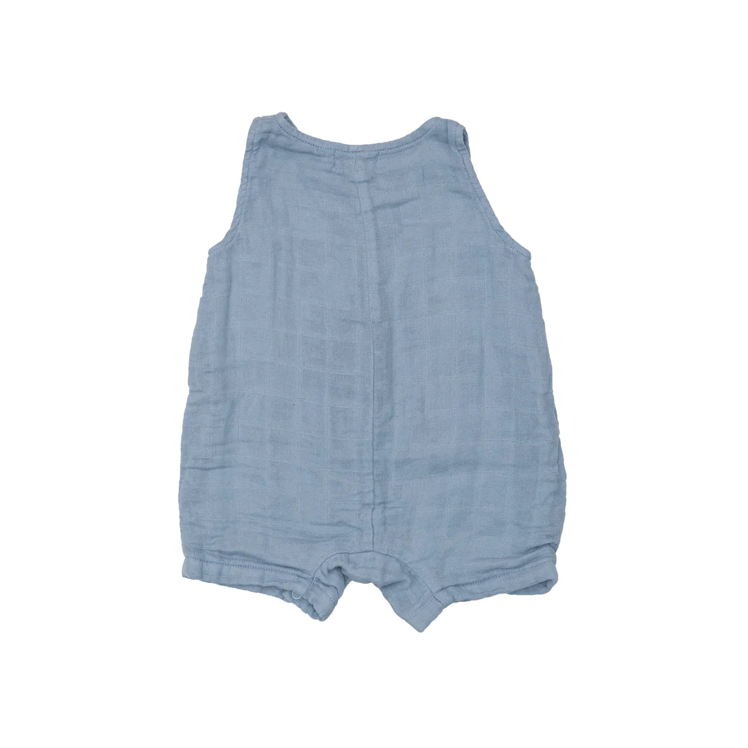 Shortie Romper -  Soft Chambray