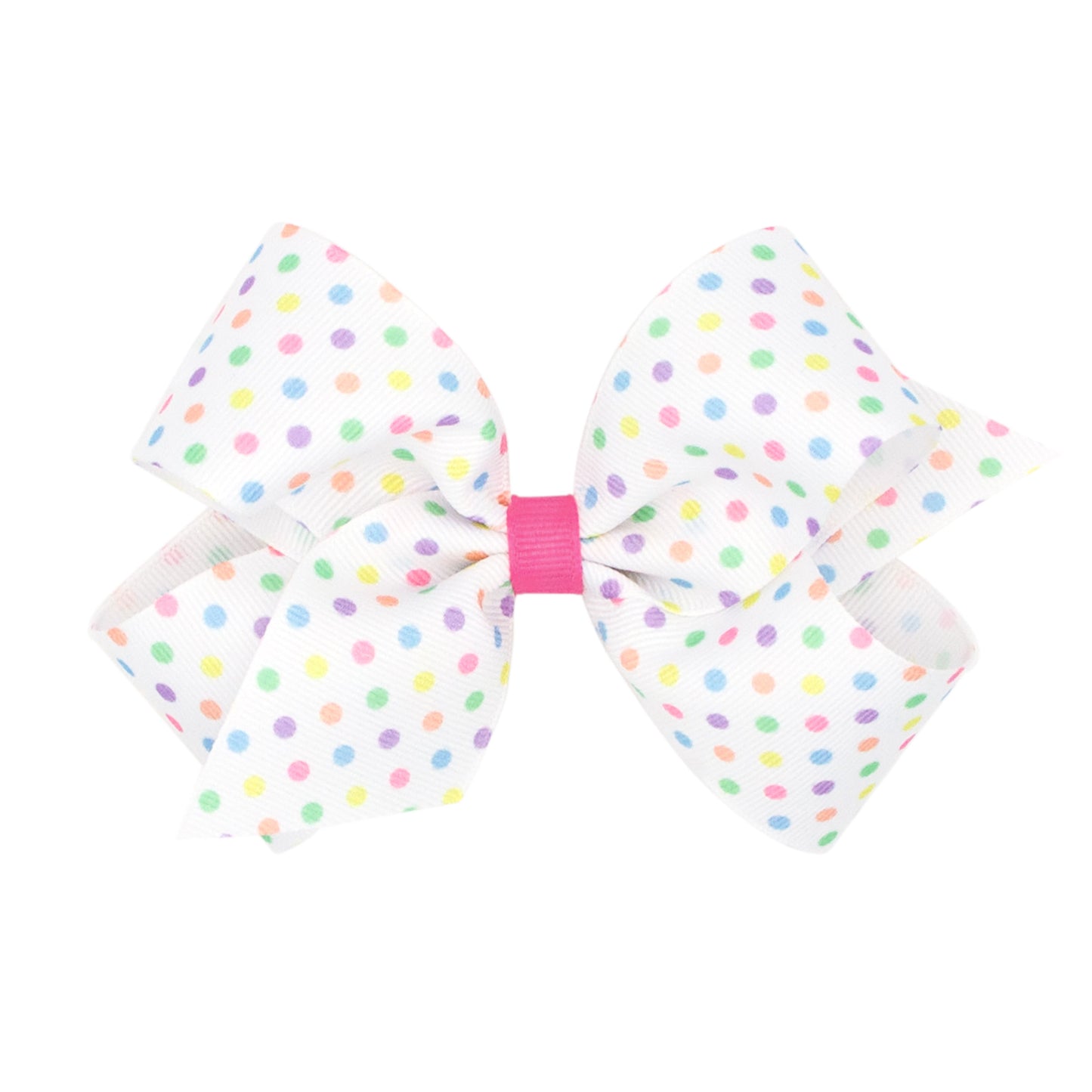 Medium Easter Multicolor Dot Bow