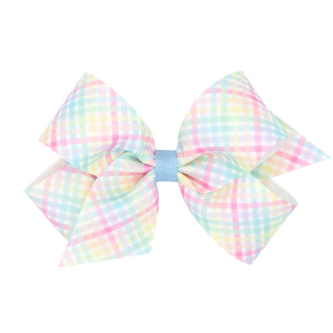 Medium Easter Plaid Bow