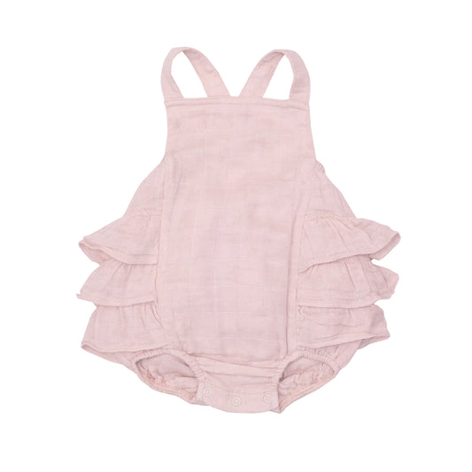 Ruffle Sunsuit - Ballet Slipper