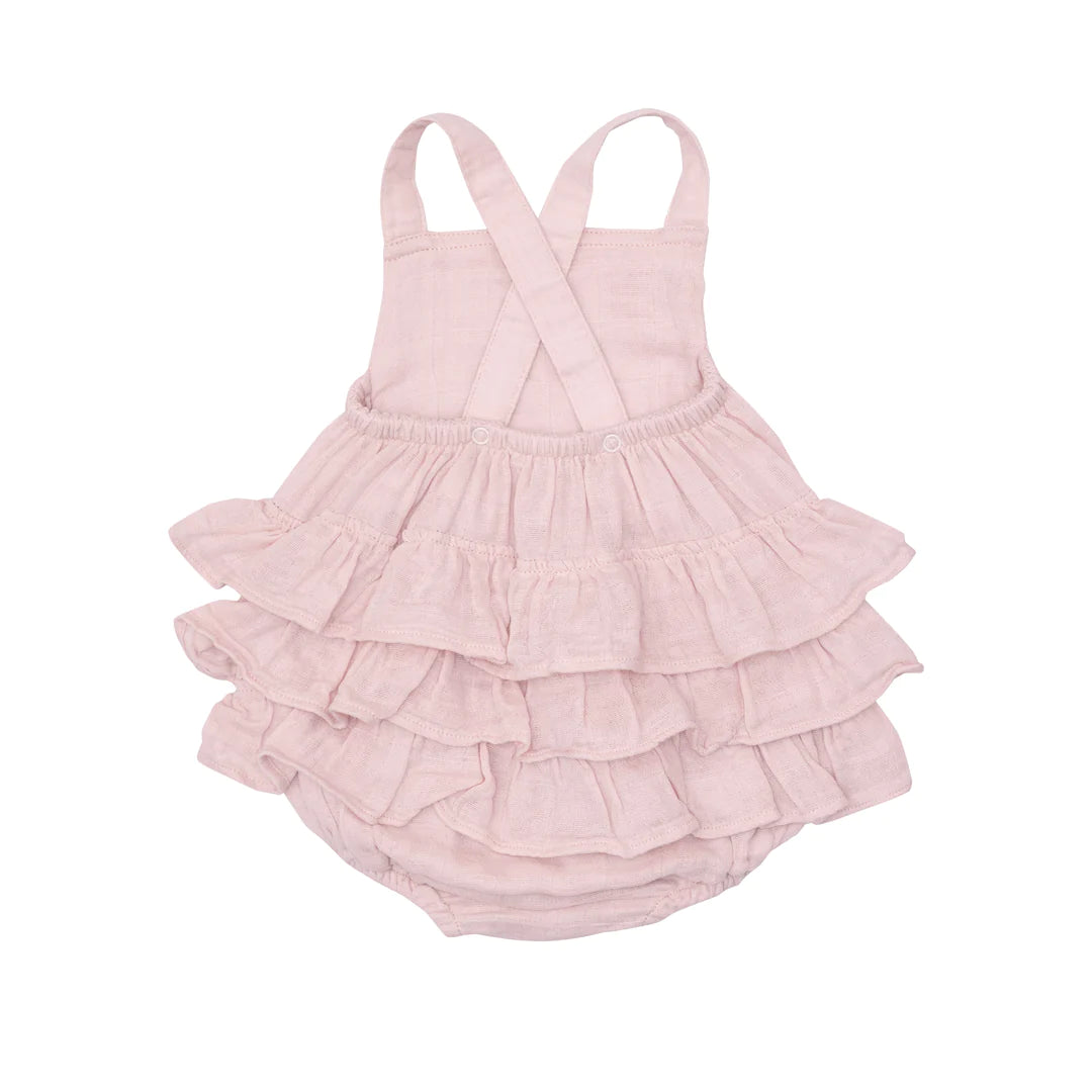 Ruffle Sunsuit - Ballet Slipper